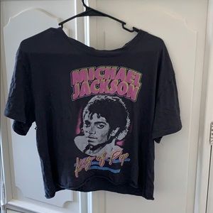 michael jackson graffic tee